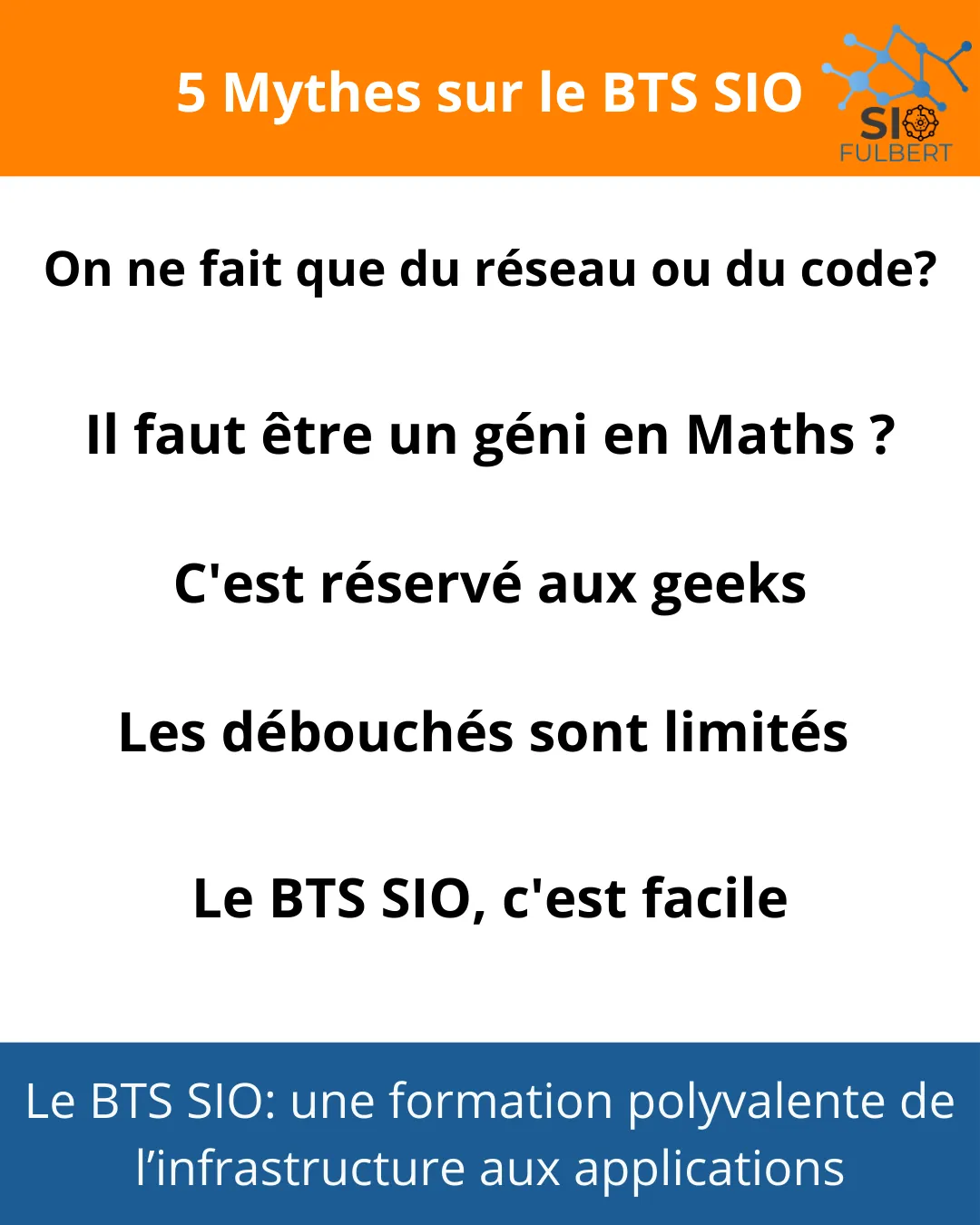 5 mythes du BTS SIO